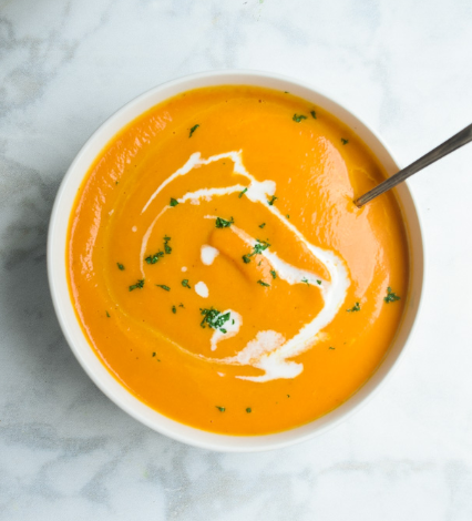 Crockpot Spiced Pumpkin Soup