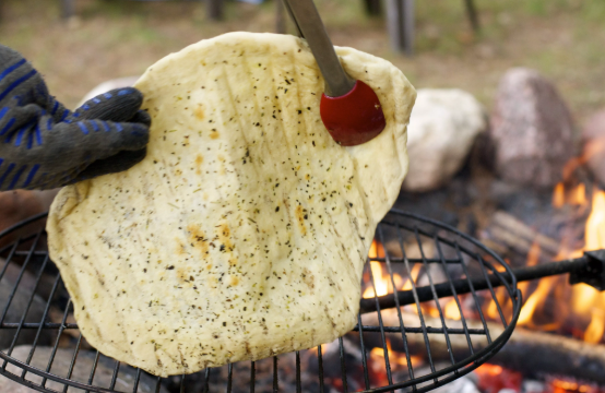Flatbread Over the Campfire