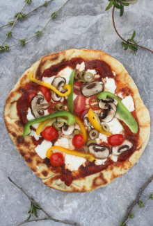 Flatbread Pizza on the Campfire