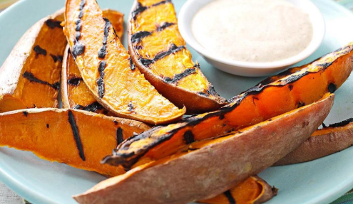 Grilled Sweet Chili Sweet Potatoes