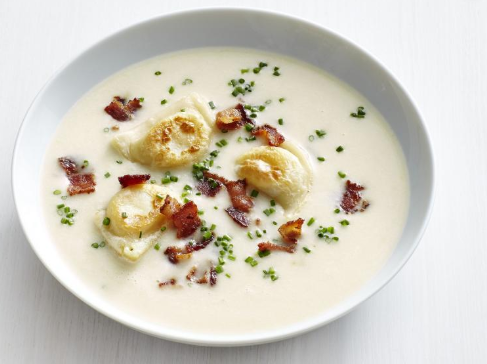 Pierogie and Kielbasa Crockpot Soup