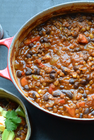Vegan Comfort Food: Lentil Chili