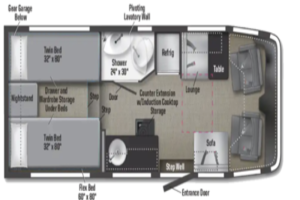 Pre-owned 2025 Winnebago Ekko 23B Class C