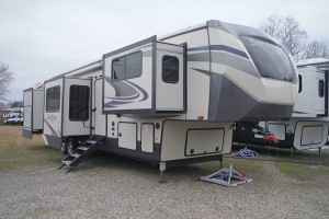 Pre-owned 2020 Forest River Sandpiper 379FLOK Fifth Wheel