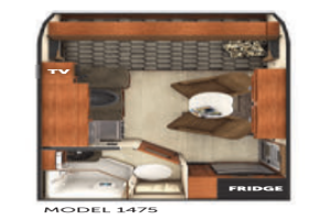 Pre-owned 2017 Lance Manufacturing Lance 1475 Travel Trailer